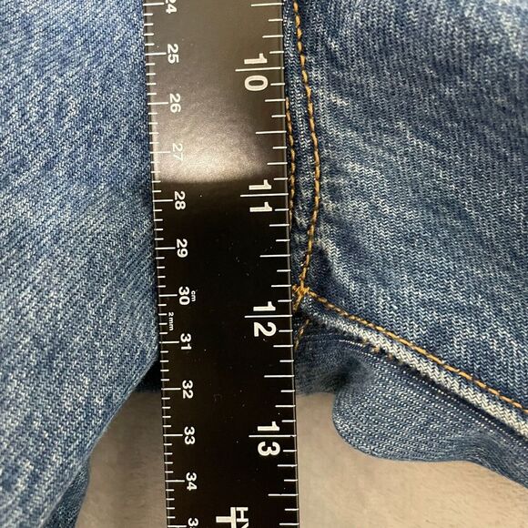 Levis 501XX Jeans Mens 36x34 (39x34) Blue Denim Button Fly 5 Pocket Distressed - Picture 13 of 14